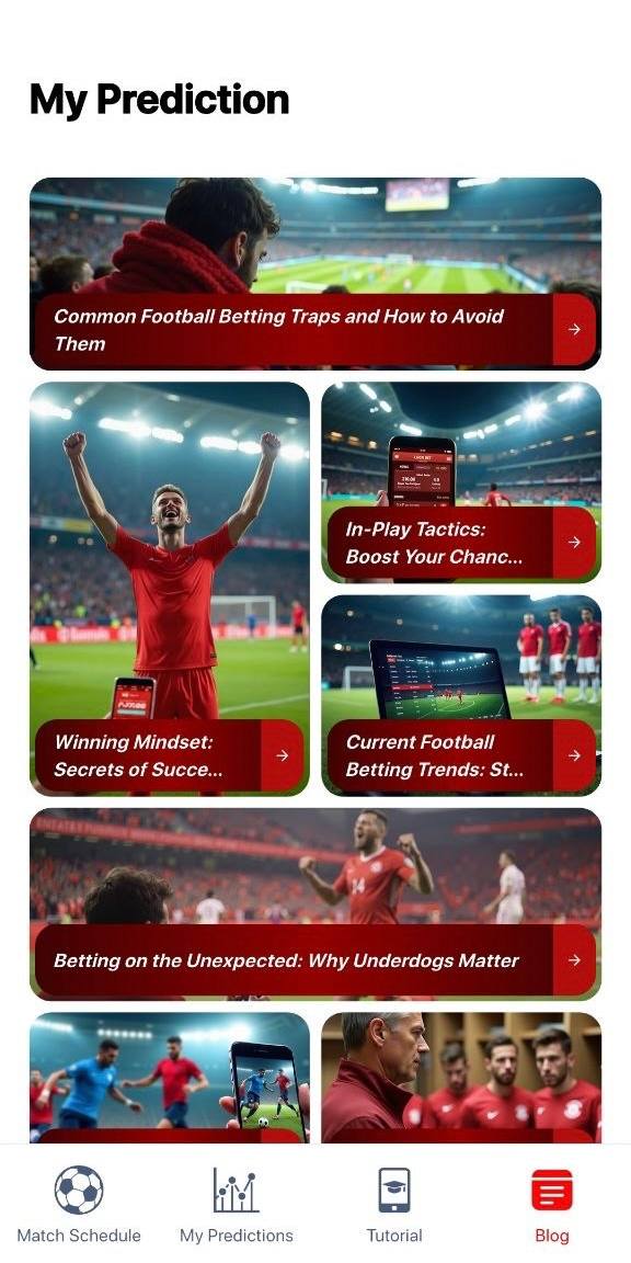 Football article screen